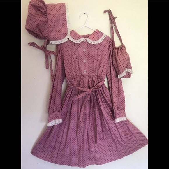 Rare Vintage 1950’s Prairie Dress Matching Set‼️FINAL SALE - Picture 1 of 15